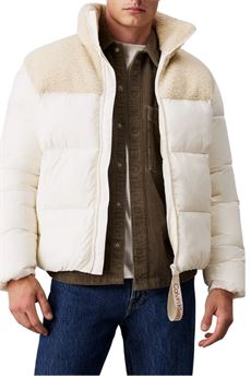 Piumino sherpa avorio Calvin Klein Jeans | J30J326091YBI